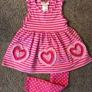 NWT 2 Piece Dress & Legging set